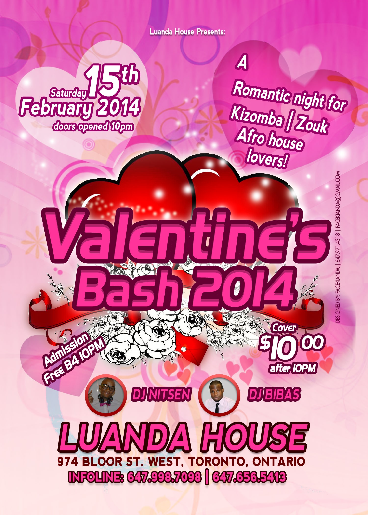 Valentin's day flyer
