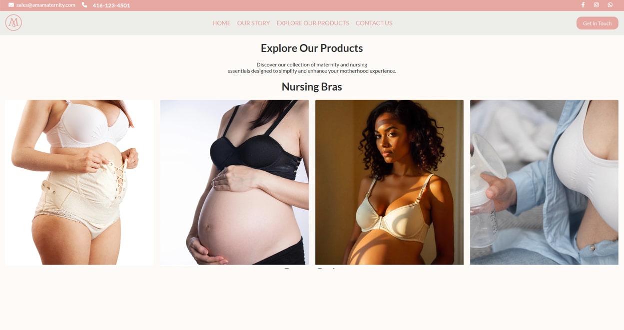 AMA Explore Products page