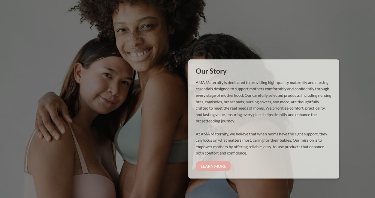 AMA Maternity Our Story