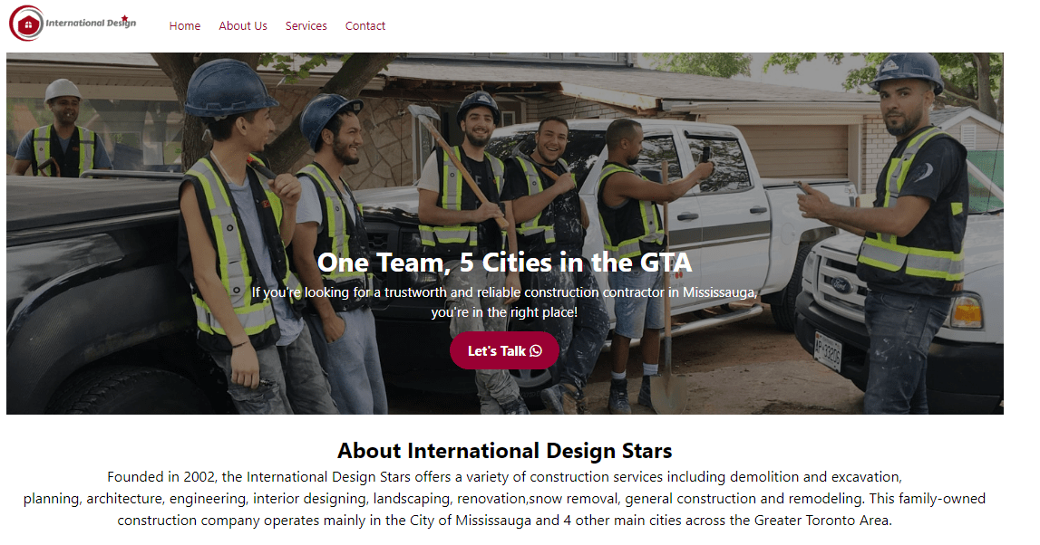International Design Stars Website